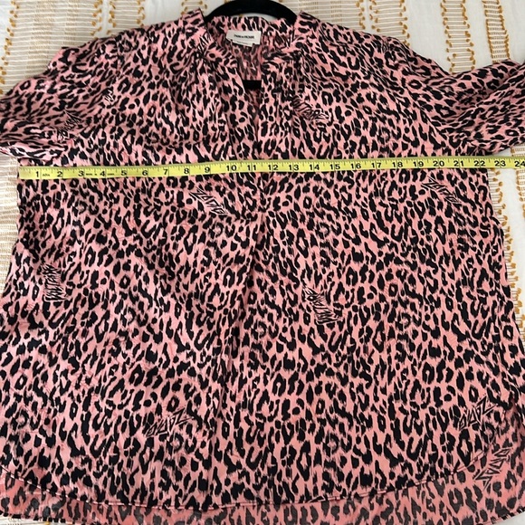 Zadig & Voltaire Tink Squeleton Leopard
Logo Silk Shirt Blouse - Picture 13 of 14